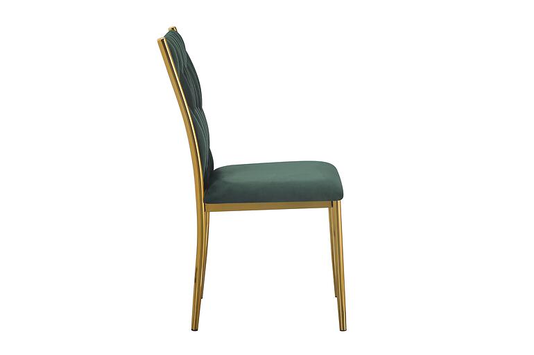 Stolička Glamour 12510 zelená/zlatý