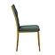Stolička Glamour 12510 zelená/zlatý,4