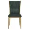 Stolička Glamour 12510 zelená/zlatý,3