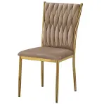 Stolička Glamour 12512 béžová/zlatý