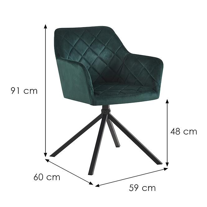 Stolička Patti 12262 zelená