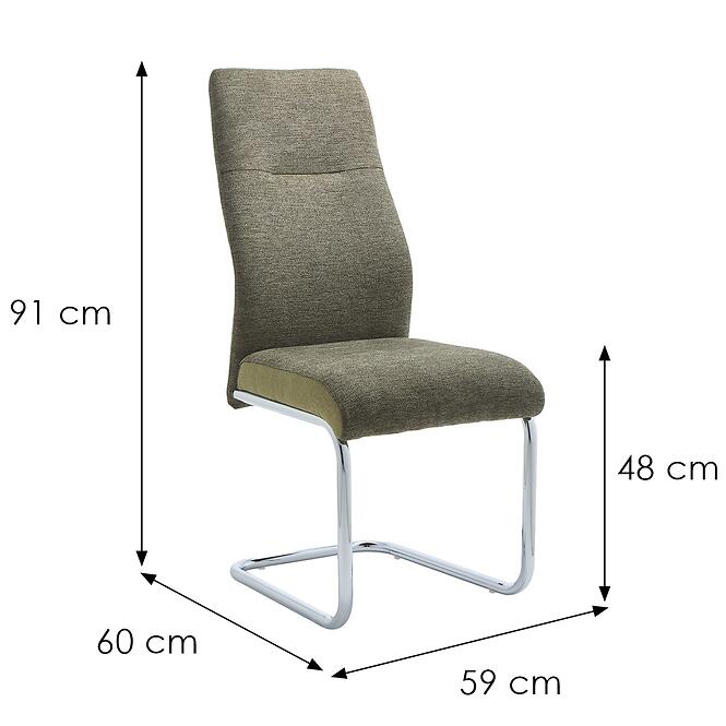Stolička Tenna 12263 zelená