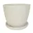 Kvetináč R954-5.5SC-MW 14x14x12 cm biela