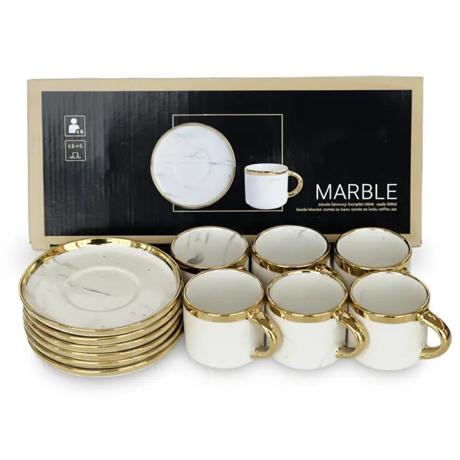 Kávový servis Marble 12 ks 684936