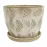 Kvetináč R991-5.5SC-HZY 14x14x11,5 cm béžová