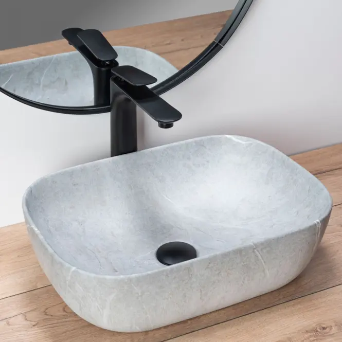 Umývadlo Livia Grey Matt,4