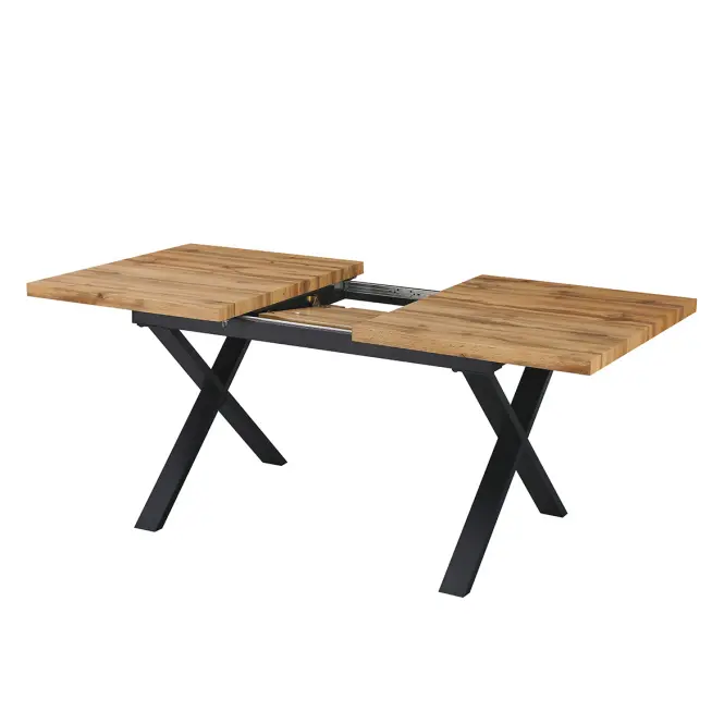 Rozkladací stôl Idaho 12555 140/180x90 dub/čierny