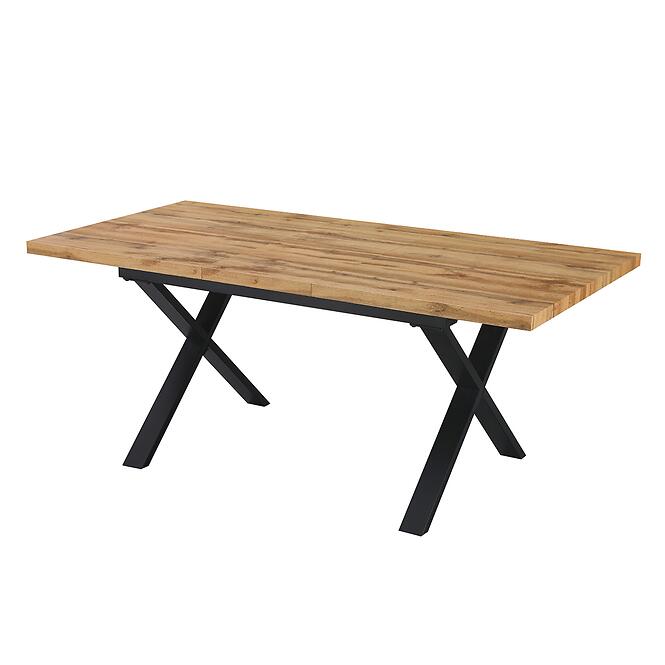 Rozkladací stôl Idaho 12555 140-180x90 prírodná/čierna,5