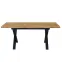 Rozkladací stôl Idaho 12555 140-180x90 prírodná/čierna,6