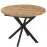 Rozkladací stôl Flint 12517 100/135x100 dub/čierny
