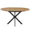 Rozkladací stôl Flint 12517 100/135x100 dub/čierny,6