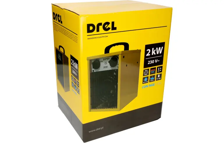 Drel Elektrický Ohrievač 2KW CON-NGE-1102,2
