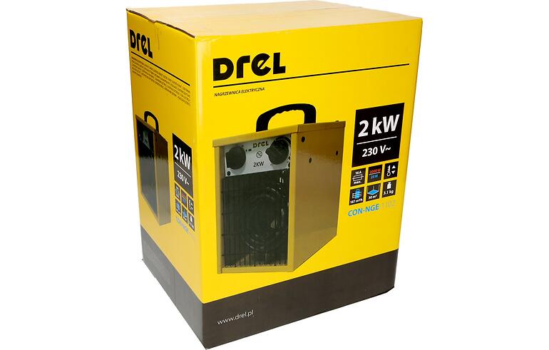 Drel Elektrický Ohrievač 2KW CON-NGE-1102,2