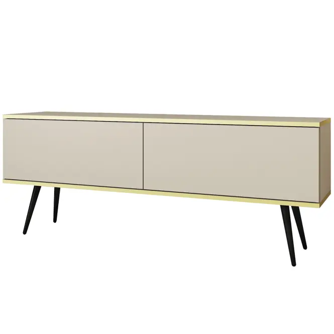TV stolík Oro 135 Bez+ Čierne nohy