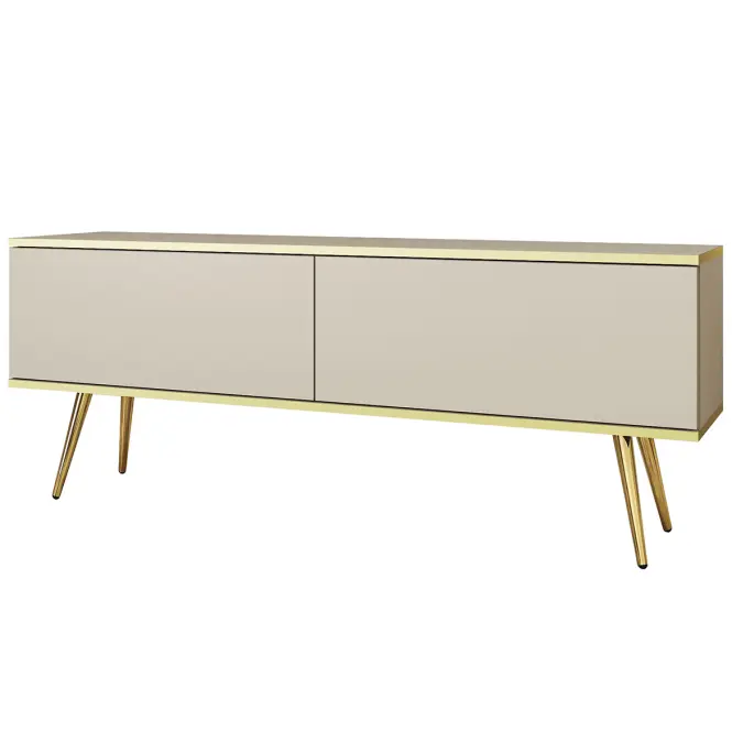 TV stolík Oro 135 Bez+ Čierne nohy
