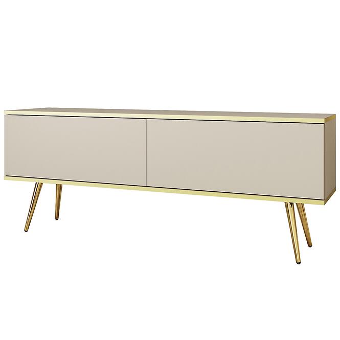 TV stolík Oro 135 Bez+ Čierne nohy