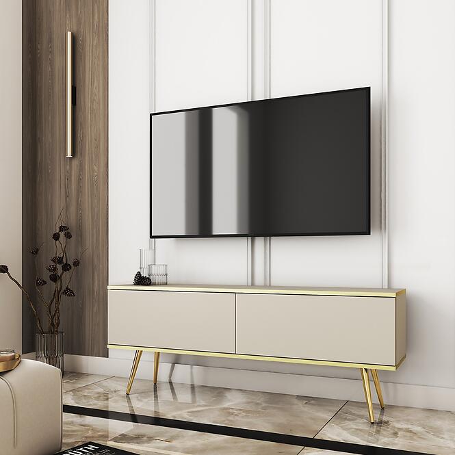 TV stolík Oro 135 Bez+ Čierne nohy