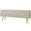 TV stolík Oro Mdf Drážkovanie 135 Bez+ Čierne nohy,3
