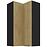 Kuchynská skrinka Cremona Bl 60x60 Gn-108 2f (90°)