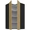 Kuchynská skrinka Cremona Bl 60x60 Gn-108 2f (90°),2