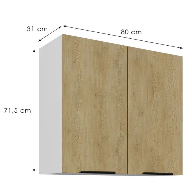 Kuchynská skrinka Cremona Wh 80g-72 2f,3