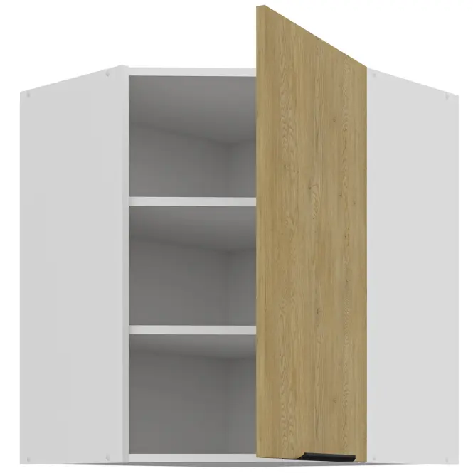 Kuchynská skrinka Cremona Wh 60x60 Gn-72 1f (45°),2