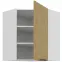 Kuchynská skrinka Cremona Wh 60x60 Gn-72 1f (45°),2