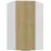 Kuchynská skrinka Cremona Wh 60x60 Gn-108 1f (45°)