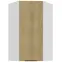 Kuchynská skrinka Cremona Wh 60x60 Gn-108 1f (45°)