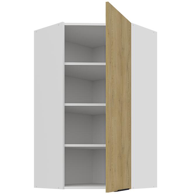 Kuchynská skrinka Cremona Wh 60x60 Gn-108 1f (45°)