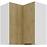 Kuchynská skrinka Cremona Wh 60x60 Gn-72 2f (90°)