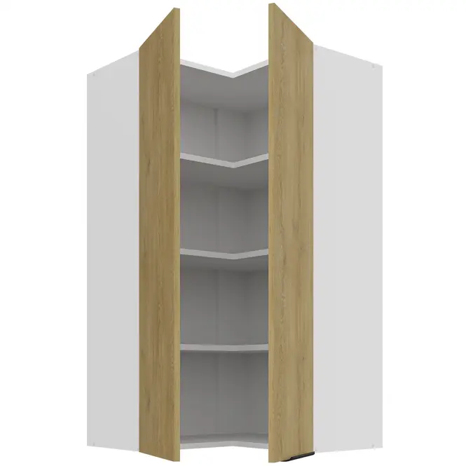Kuchynská skrinka Cremona Wh 60x60 Gn-108 2f (90°)