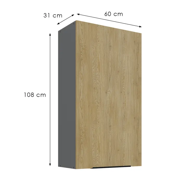 Kuchynská skrinka Cremona Ant 60g-108 1f,3
