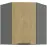 Kuchynská skrinka Cremona Ant 60x60 Gn-72 1f (45°)