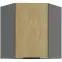 Kuchynská skrinka Cremona Ant 60x60 Gn-72 1f (45°)