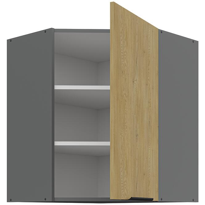 Kuchynská skrinka Cremona Ant 60x60 Gn-72 1f (45°)