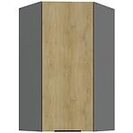 Kuchynská skrinka Cremona Ant 60x60 Gn-108 1f (45°)