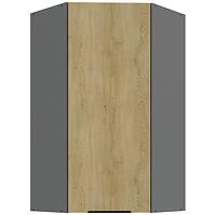 Kuchynská skrinka Cremona Ant 60x60 Gn-108 1f (45°)