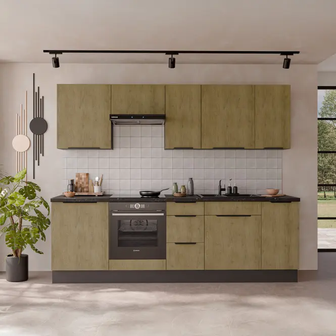 Kuchynská skrinka Cremona Ant 60x60 Gn-72 2f (90°)
