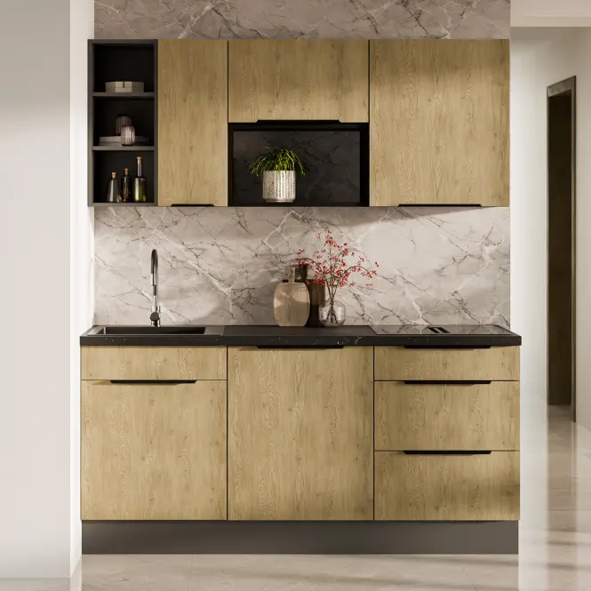 Kuchynská skrinka Cremona Ant 60x60 Gn-72 2f (90°)