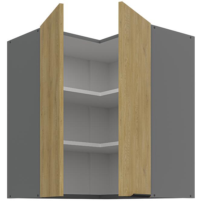 Kuchynská skrinka Cremona Ant 60x60 Gn-72 2f (90°)