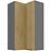 Kuchynská skrinka Cremona Ant 60x60 Gn-108 2f (90°)