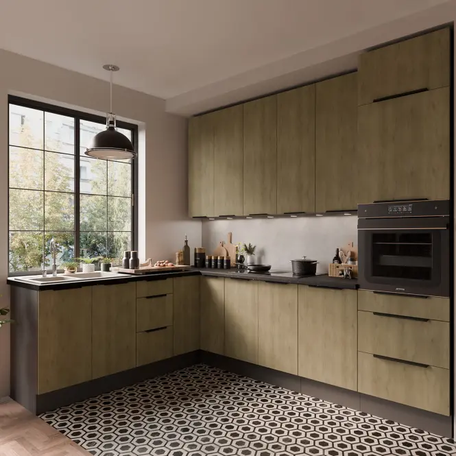 Kuchynská skrinka Cremona Ant 60x60 Gn-108 2f (90°)
