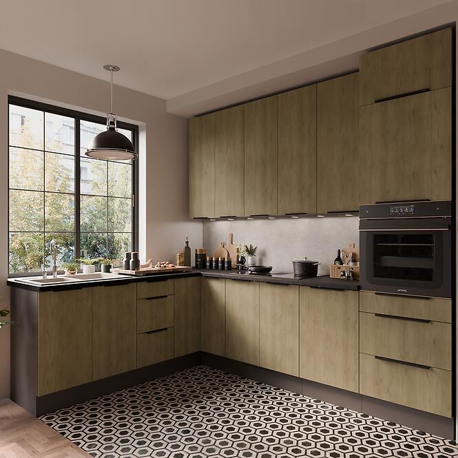 Kuchynská skrinka Cremona Ant 60x60 Gn-108 2f (90°)