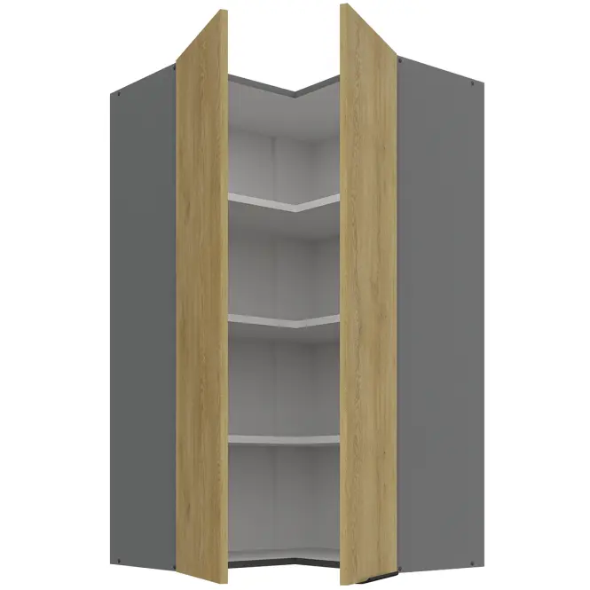 Kuchynská skrinka Cremona Ant 60x60 Gn-108 2f (90°)