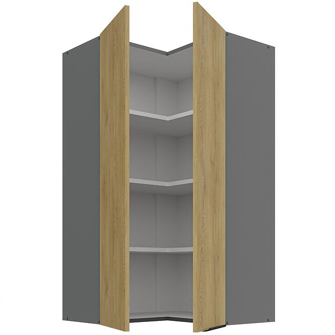 Kuchynská skrinka Cremona Ant 60x60 Gn-108 2f (90°)