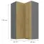 Kuchynská skrinka Cremona Ant 60x60 Gn-108 2f (90°),3