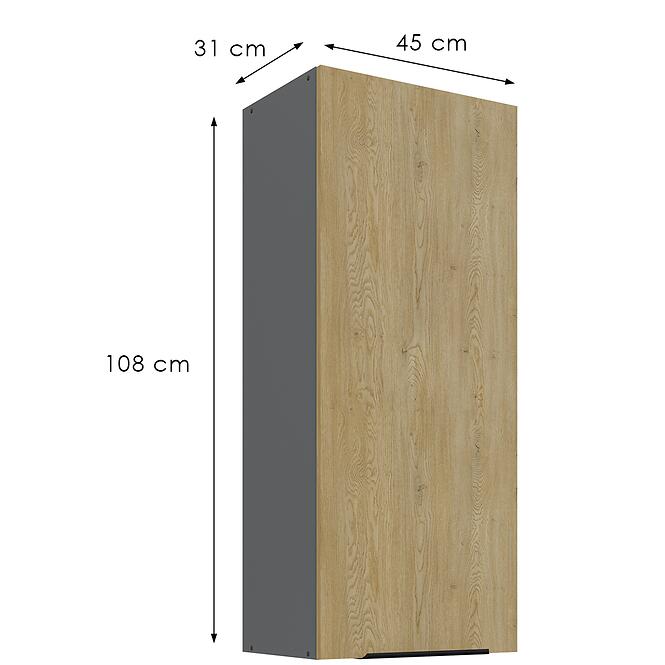 Kuchynská skrinka Cremona Ant 45g-108 1f
