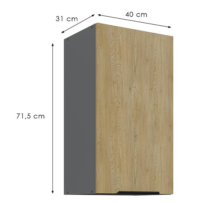 Kuchynská skrinka Cremona Ant 40g-72 1f