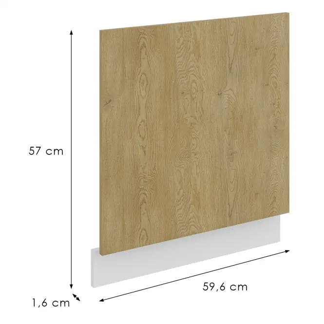 Dvierka na umývačku Cremona Wh Front Zm 570x596,2
